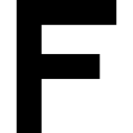 F SVG Icon